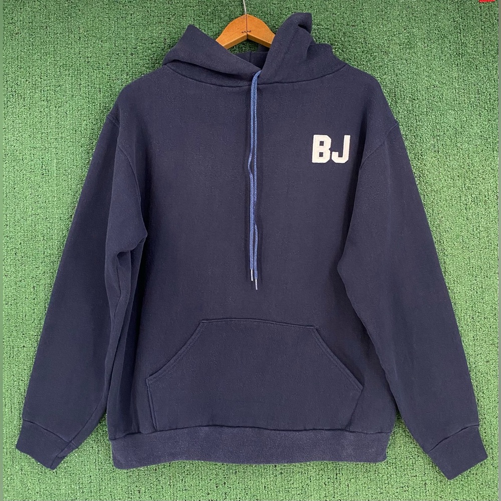 Vintage 70’s Russell Athletic Gold Tag BJ Stitched Navy Hoodie Men’s SZ Medium